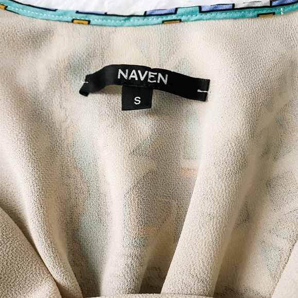 NWOT Naven Multi-Color Boho Style A-Line Dress - Picture 6 of 6